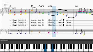Margaritaville by Jimmy Buffett - Easy piano tutorials with sheetmusic
