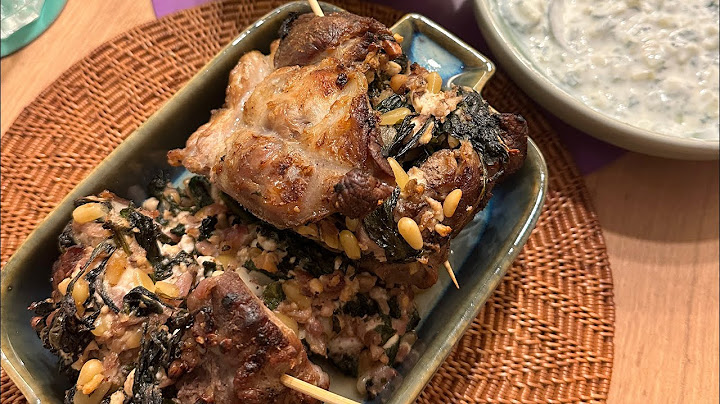 Calvin and I test out Gordon Ramsey Stuffed Lamb recipe