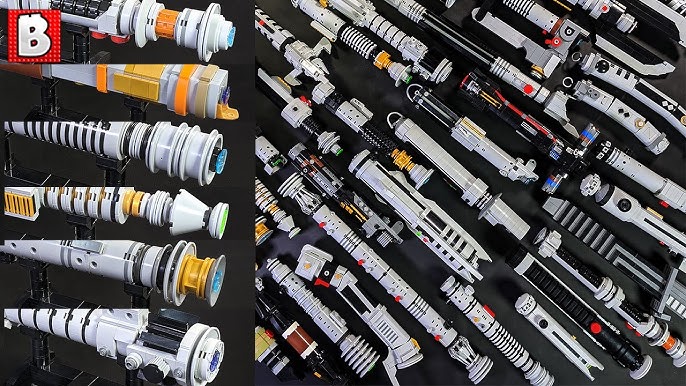 LEGO MOC Qui-Gon Jinn's Lightsaber with Full Length Blade by BuiltByOdoe