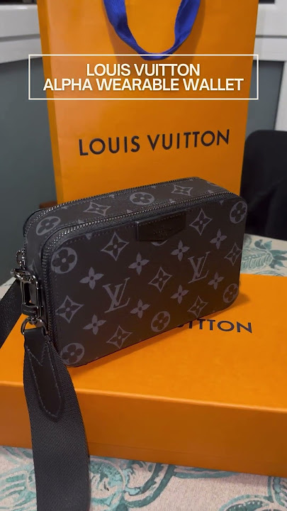 Louis Vuitton Alpha Wearable Wallet Unboxing #louisvuitton  #alphawearablewallet #damiergraphite 