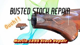 Gunstock Crack repair - Marlin 1895 45/70