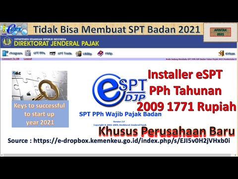 Tidak Bisa Membuat SPT Badan 2021