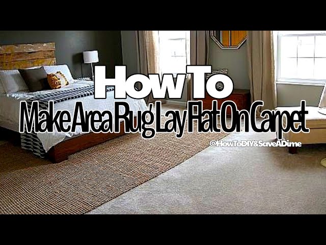 How to easily bind carpet flooring to create a large area rug with