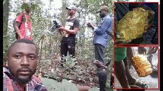 One of our clients in RD Congo found large quantities of raw gold using the Titan Ger 1000 device