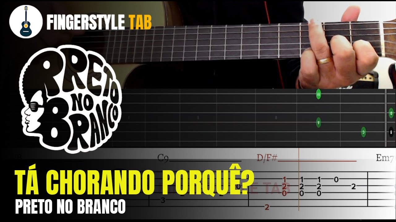 TÁ CHORANDO PORQUÊ Arranjo Violão Fingerstyle + Tablatura (Cover