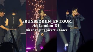 250805 Jin changing jacket + Loser —BTS Jin RUNSEOKJIN_EP.TOUR