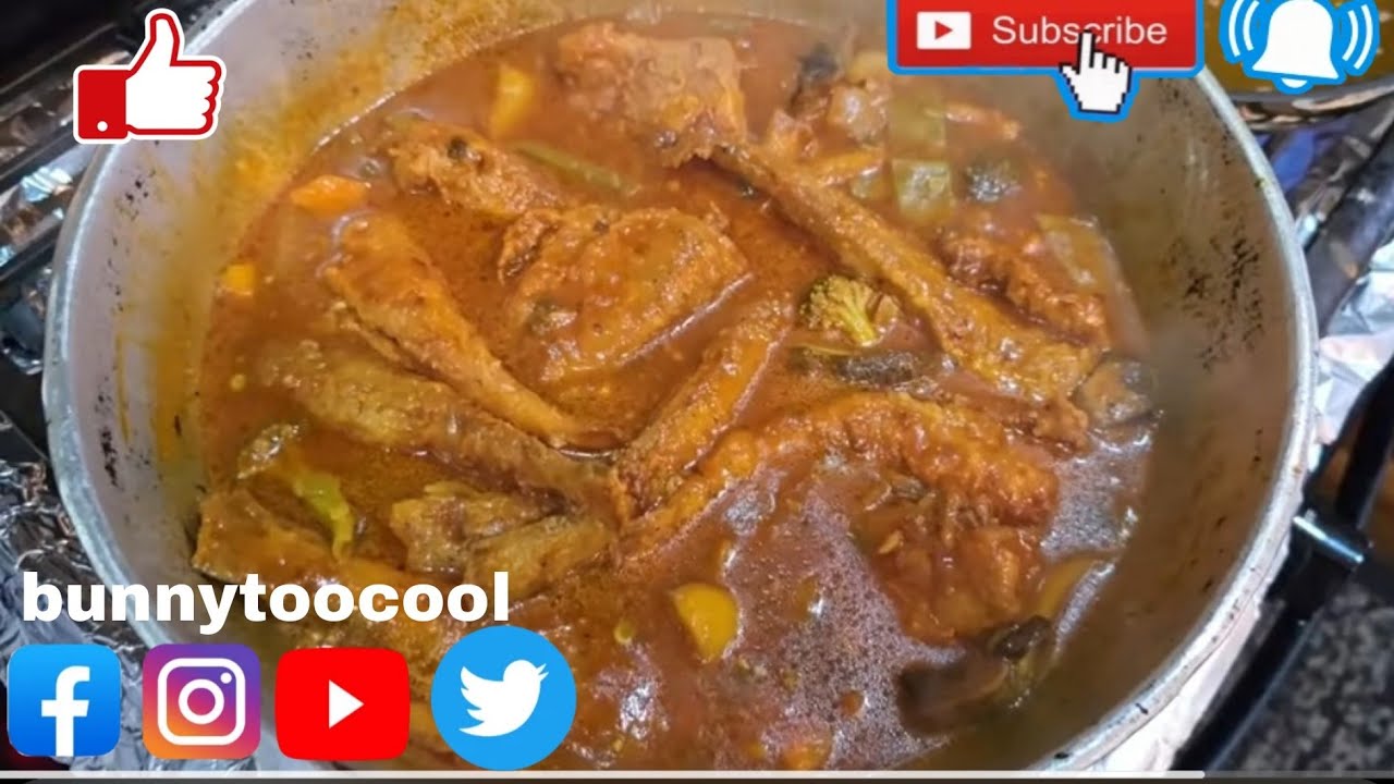 stew butter fish Guyanese style