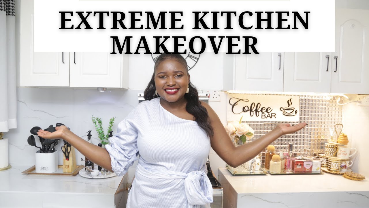 Extreme  Rental Kitchen Makeover | Small Kitchen  | The Reveal