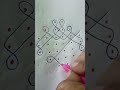 Daily Rangoli designs for beginners 🌹#rangoli #muggulu #trending #ytshorts #art