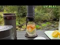 OutIn Nano portable coffee maker in action outdoors!