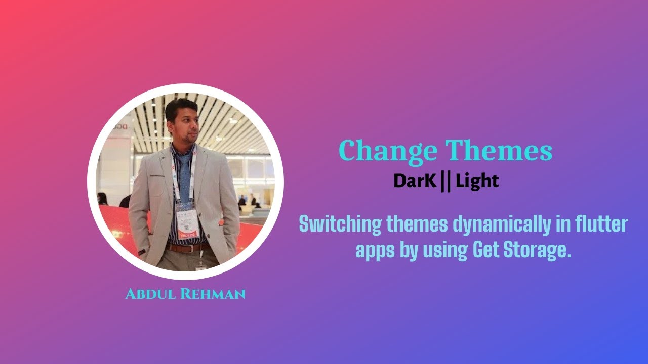 Flutter Dark/Light Mode Toggle || Change Theme || Set Theme Mode using ...
