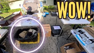 I made $500 from one bin at this garage sale!