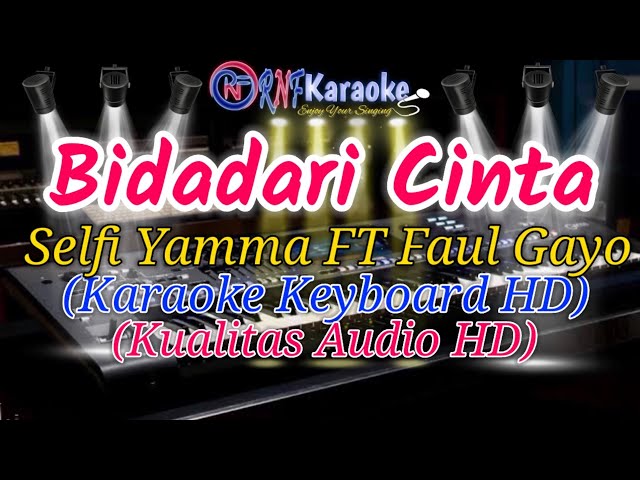BIDADARI CINTA - SELFI YAMMA FT FAUL GOYA KARAOKE NO VOCAL | RNF KARAOKE class=