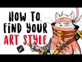 Discovering your artistic style procreate time lapse drawing  illustration advice for beginners