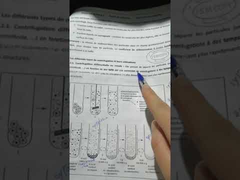 Methodes d&rsquo;etude de la cellule (la centrifugation)