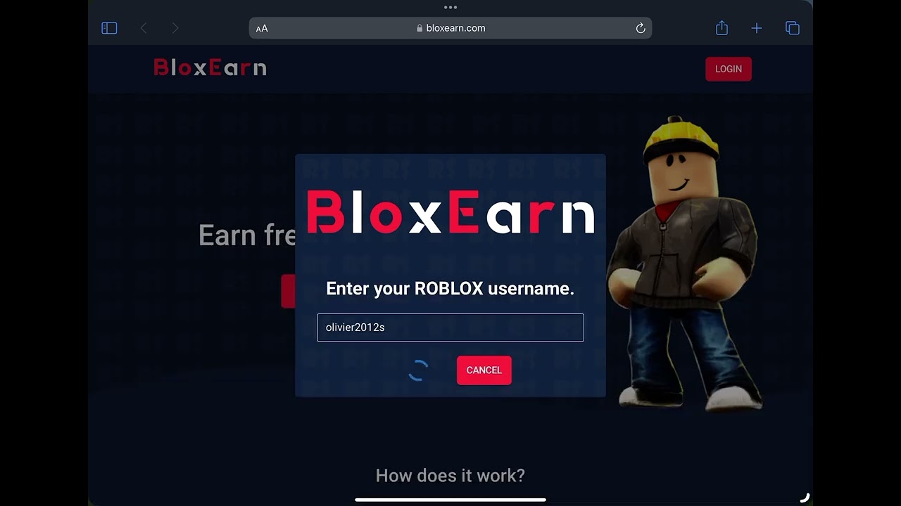 how to get free robux from blox earn - YouTube