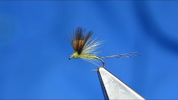 Tying a Hi Vis Pale Evening Dun by Davie McPhail
