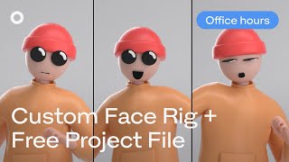 Custom Face Rig for Mocap + Free C4D Project File I Office Hours
