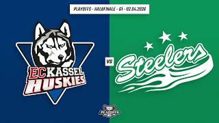 DEL2 Playoffs | Halbfinale | Spiel1 | EC Kassel Huskies vs. Bietigheim Steelers