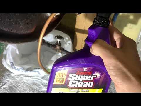 How to repair leaking oil tank while full - YouTube