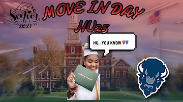 COLLEGE MOVE IN DAY VLOG | Freshman Year @ Howard University!!