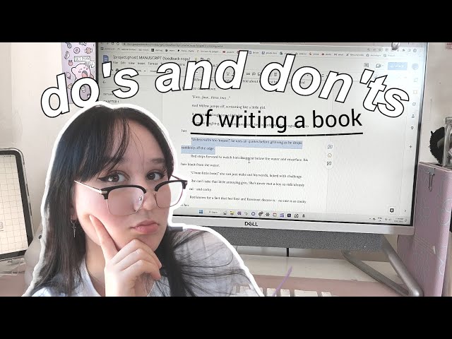 The Do'S And Don'Ts Of Writing A Book °｡⋆ 🖇️ (My Top 5 *Must* Writing  Tips) - Youtube