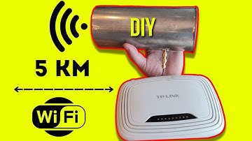 DIY ultra long range WiFi directional antenna using thin can and old router