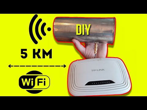 DIY ultra long range WiFi directional antenna using thin can and old