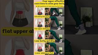 This workout routine is amazing for slimming your belly and waist! Do 5 sets every day..#abworkout