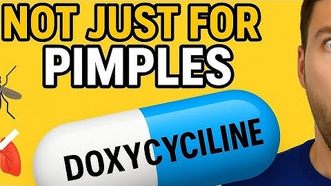 DOXYCYCLINE: Not Just for Pimples!  Skin, Infections, Travel & More  #Doxycycline #Antibiotics