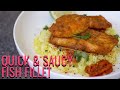 Easy Saucy Thyme Pan Fried Fish Fillet