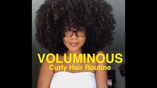 VOLUME + DEFINITION Curly Hair Routine!