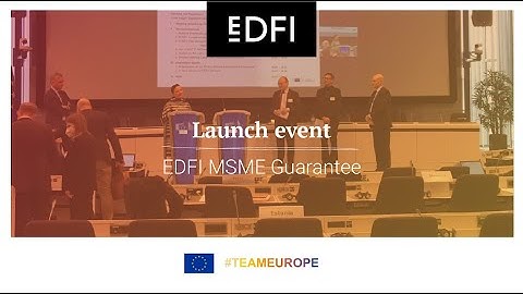 Launch of the MSME Guarantee