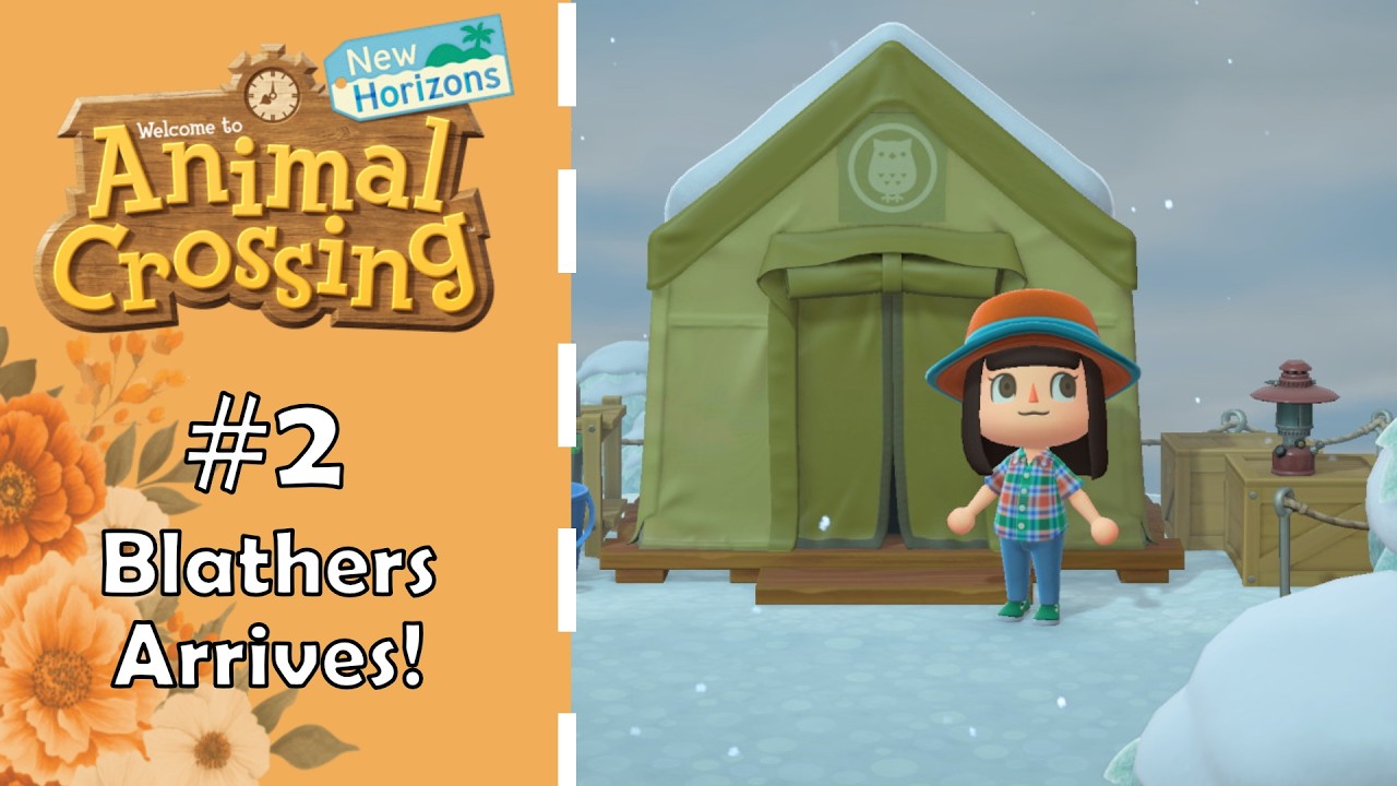 Let's Play Animal Crossing: New Horizons🍊🧡 | Ep. 2 - Blathers Arrives!