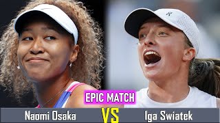 Naomi Osaka vs Iga Swiatek - Epic Match | Miami Open 2022 FINAL