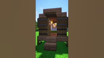 Easy Starter House🏠 #shorts #minecraft