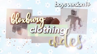 (boys version) bloxburg clothing [part 1]   codes | Roblox Bloxburg
