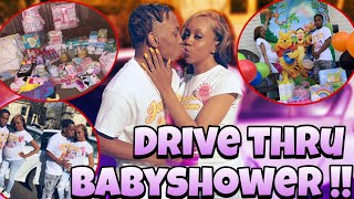 OUR OFFICIAL DRIVE THRU BABYSHOWER 🧸😍 (MUST WATCH)