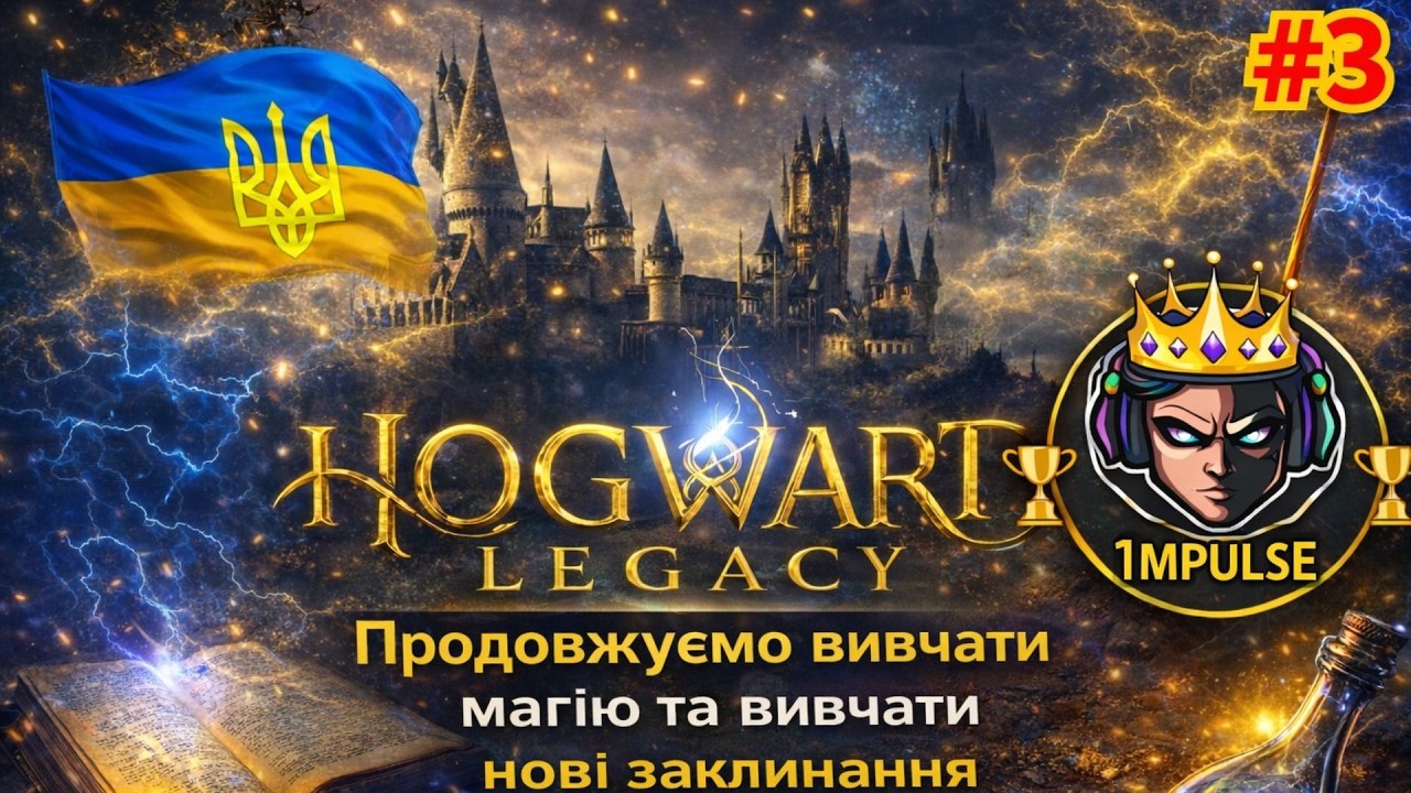 💛💙🔴 LIVE | Hogwarts Legacy - Проходимо Сюжет та нові Завдання Українською❗️Серія #3❗️#hogwartslegacy