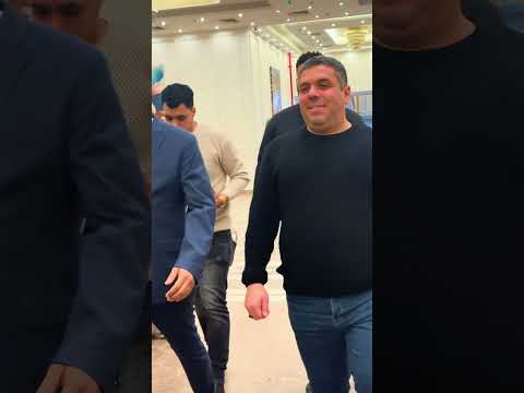 بحراسه مشدده وصول العالمي محمود الليثي اكبر افراح الإسماعيلية