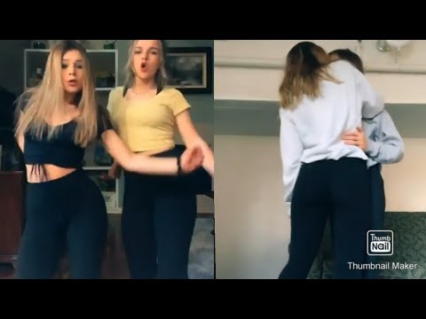 Teen  Girls Twerking Booty Thots TikTok Girls Kiss Girls Lesbian Dance Compilation