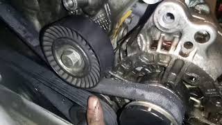 VW Jetta 6 and Polo 1.6 L Replacement alternator belt Замена ремня гениратора