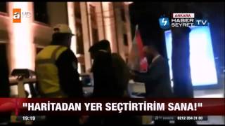 Sürücüden Polise Harita Tehdidi