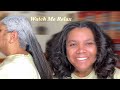At Home Relaxer Routine | 70s Hairstyle Trend On My Nana💕