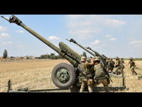 Видео: Съветска гаубица Д-30, калибър 122 мм