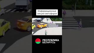 ПДД Республики Беларусь - Информационные секции светофоров