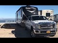 Backing up Our Fifth Wheel Into A Tight Spot | RV Glamping Adventures