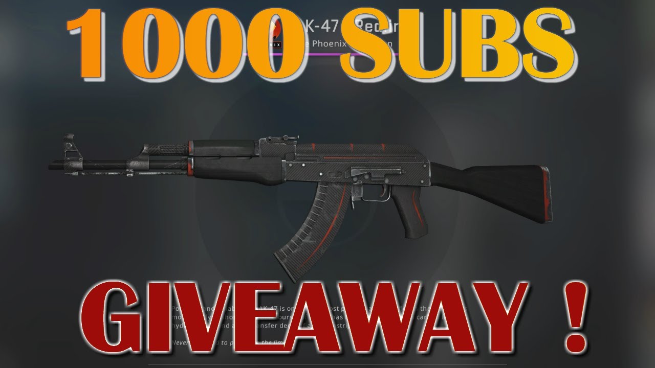 1,000 SUBSCRIBER CS:GO SKIN GIVE AWAY  !
