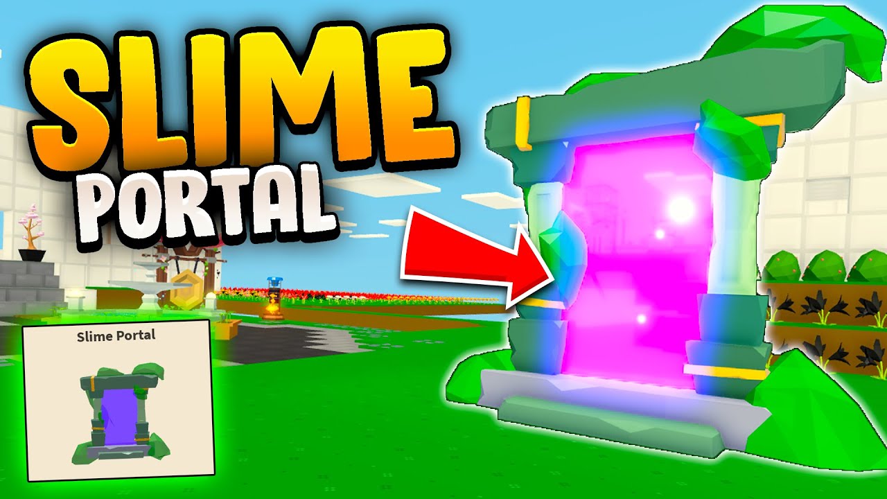 How To Get Slime Portal In Roblox Islands Skyblock Youtube - portal locations in island royale roblox