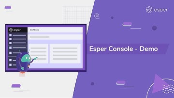 Esper Console Demo